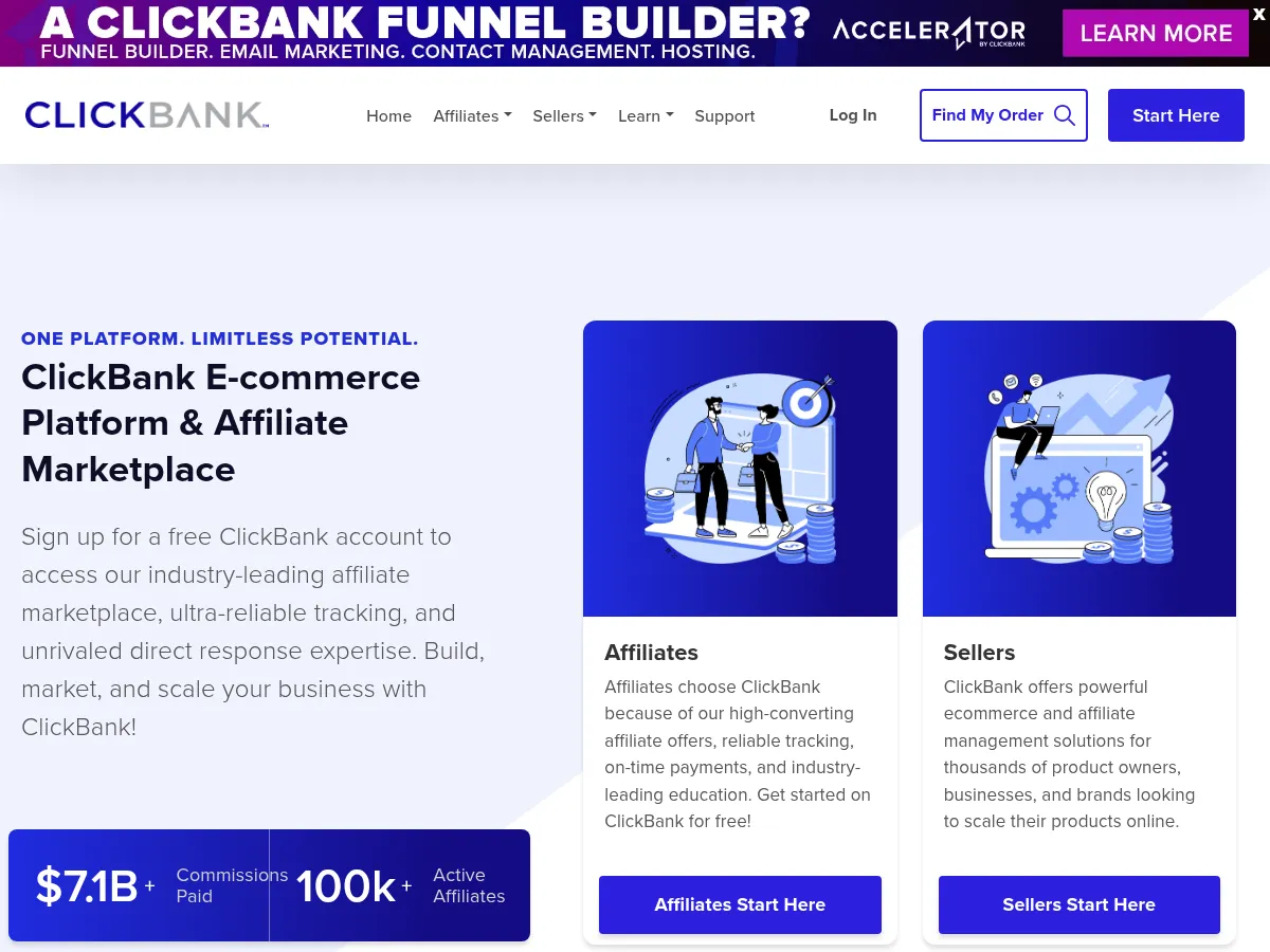 ClickBank Screenshot