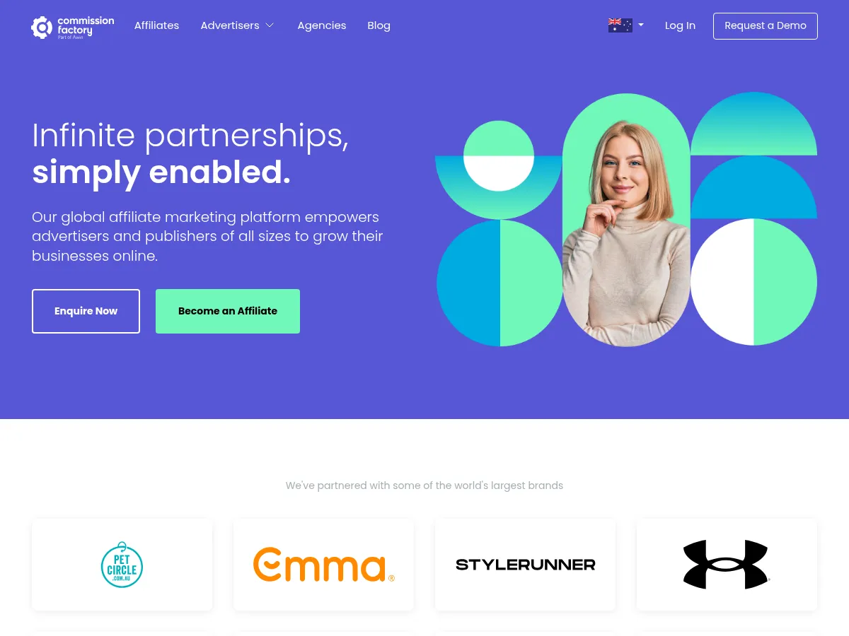 Commissionfactory Screenshot