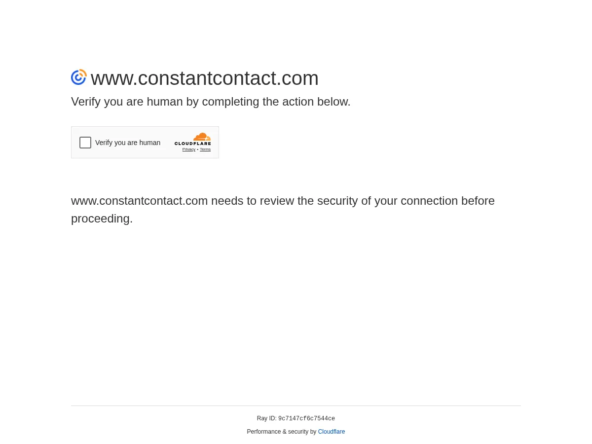 Constant Contact Screenshot
