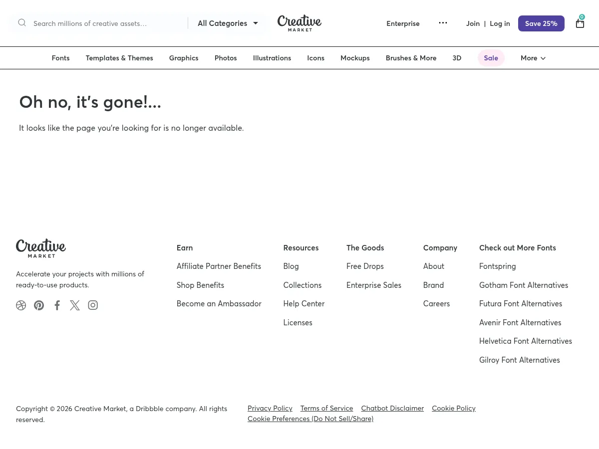 Creative Market Screenshot