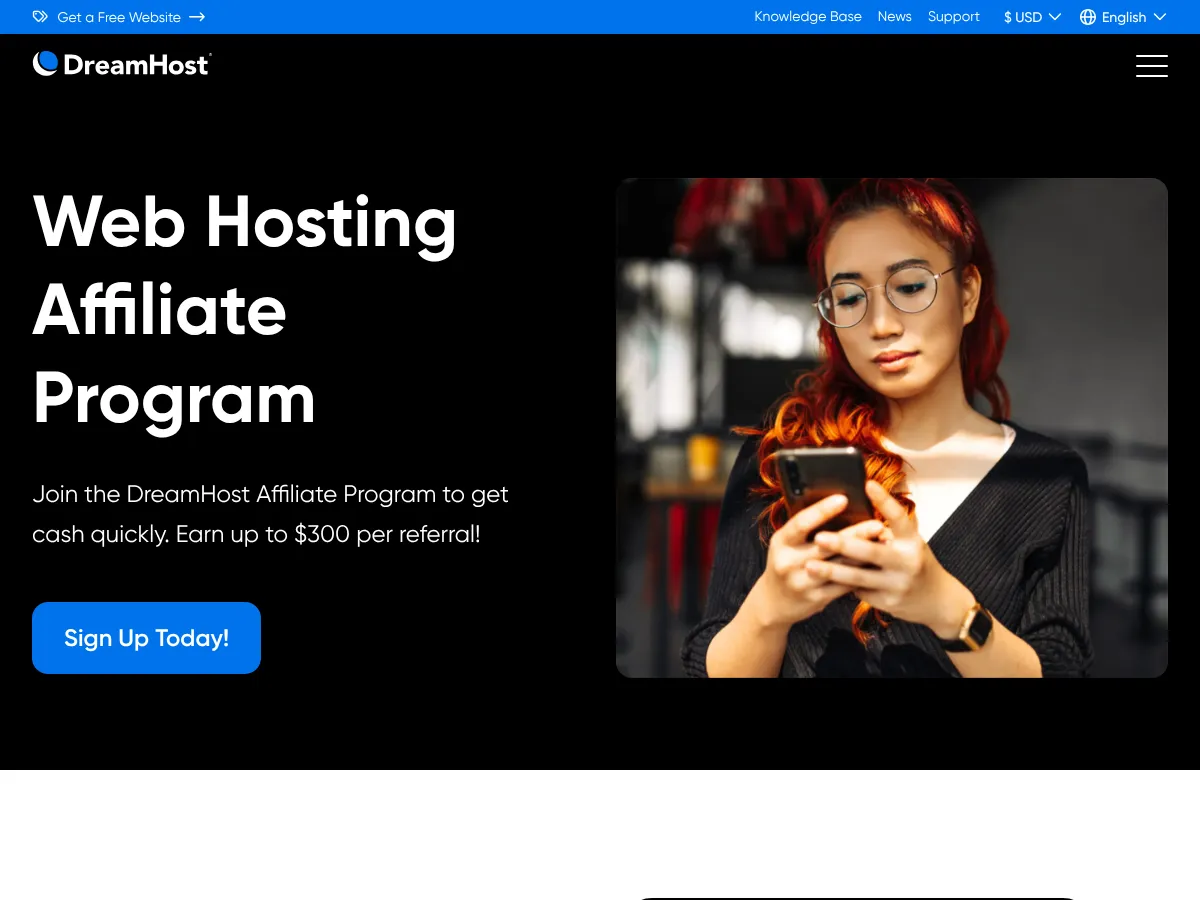 DreamHost Screenshot