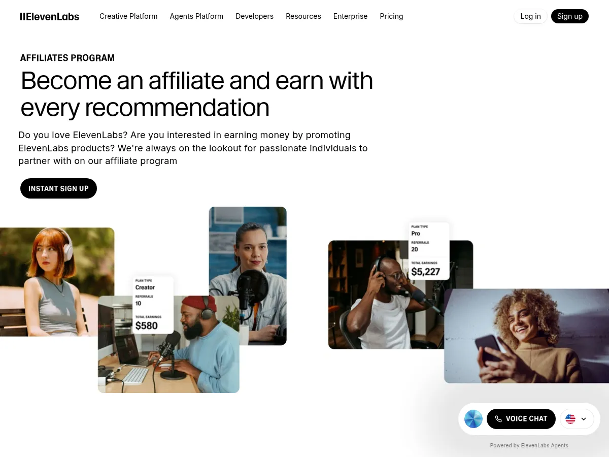 Eleven Labs Screenshot
