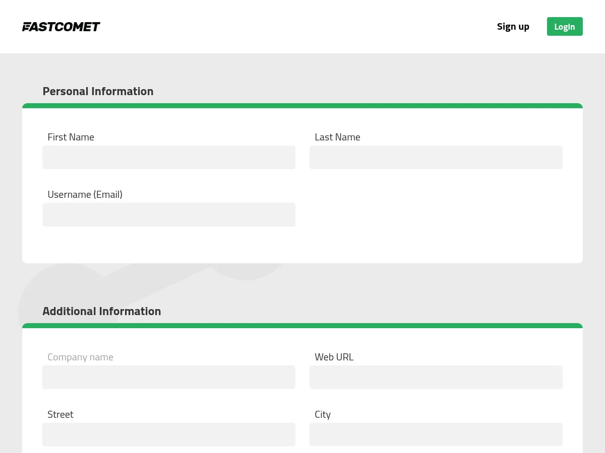 FastComet Screenshot