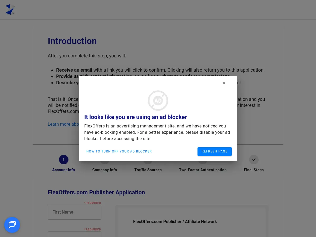 FlexOffers Screenshot