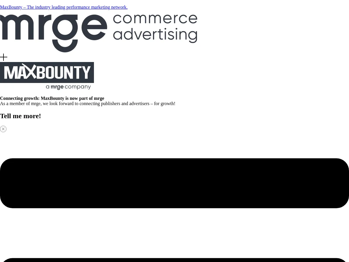 MaxBounty Screenshot