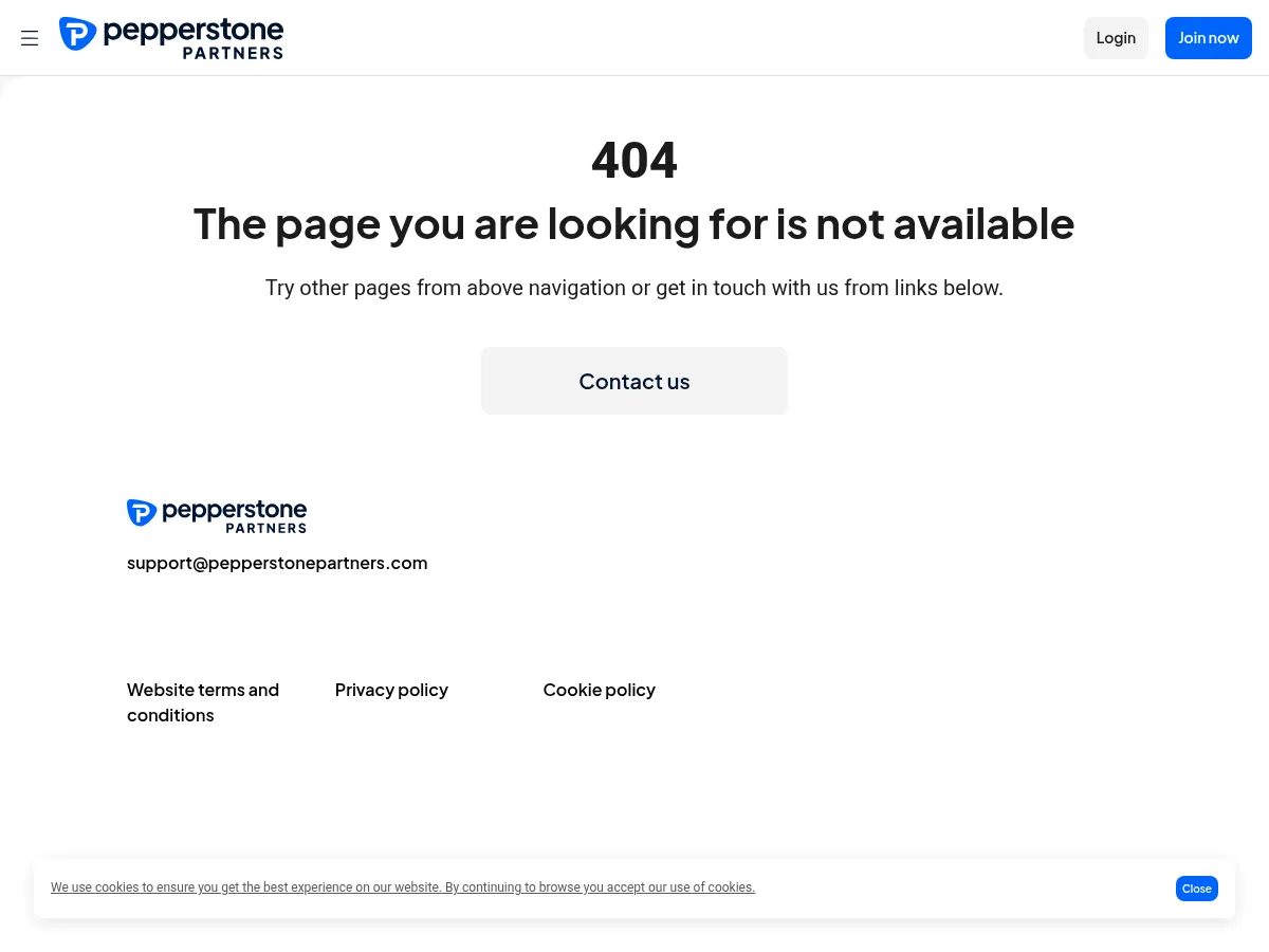 Pepperstone Partners Screenshot