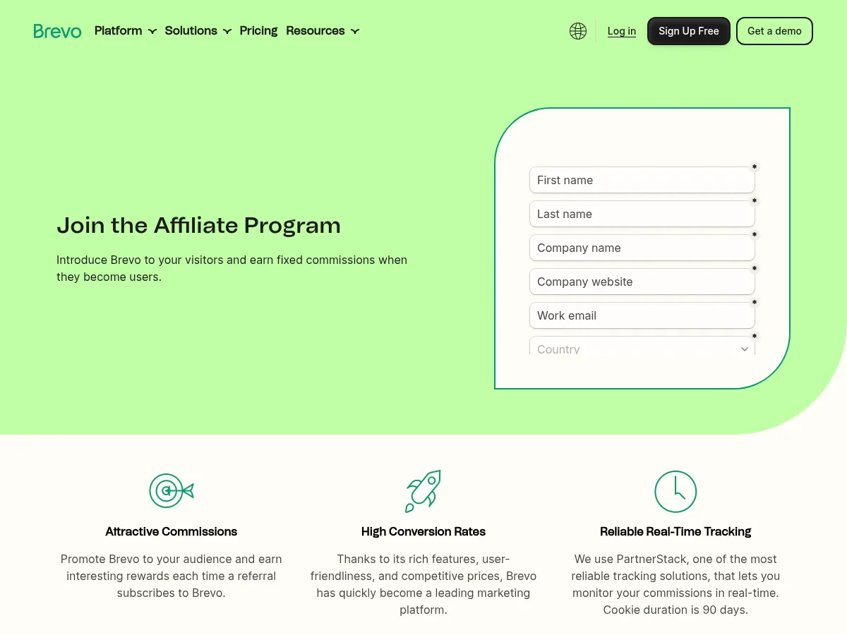 Sendinblue Screenshot