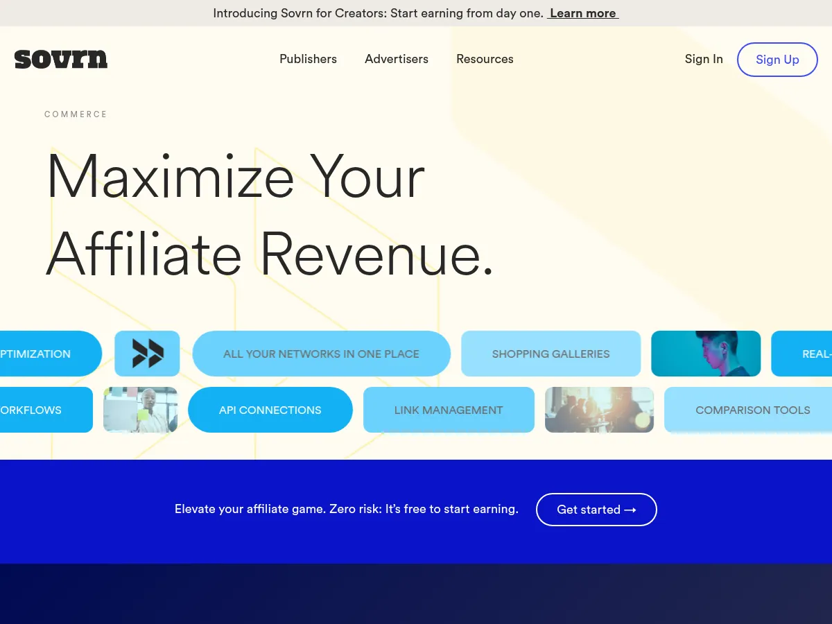 Sovrn //Commerce Screenshot