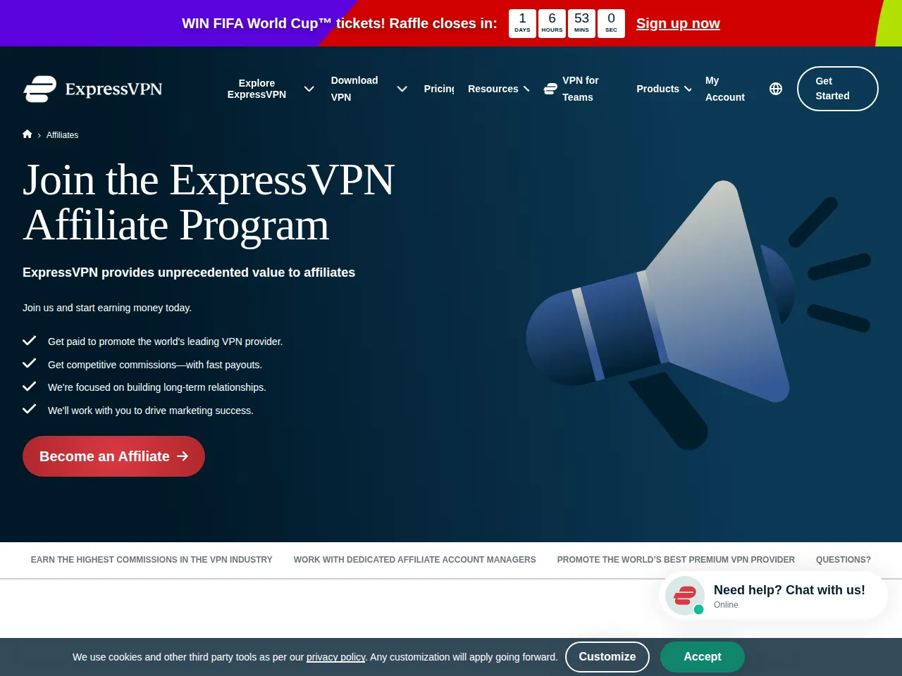 ExpressVPN Affiliate Program